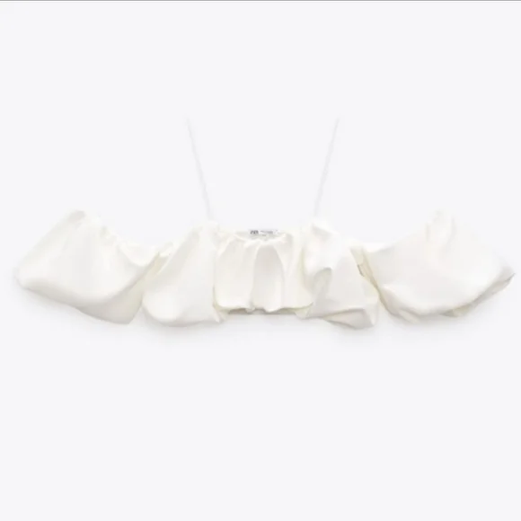 NWT Zara Voluminous Bralette Top - Picture 8 of 9